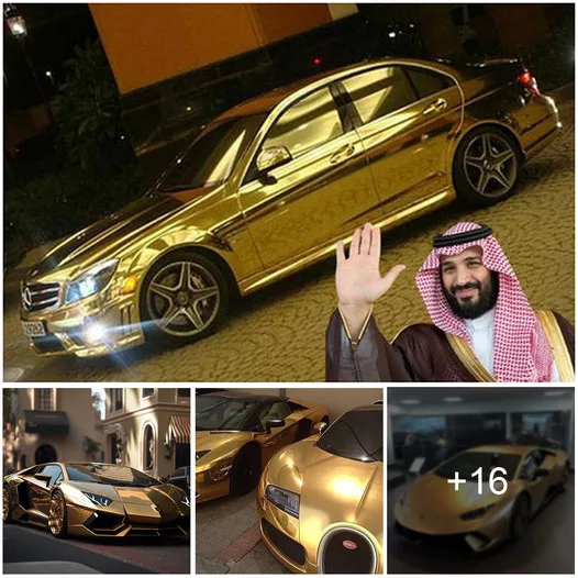 Exploring the Rare Gold Supercars in Arab Upper Class’s Garages